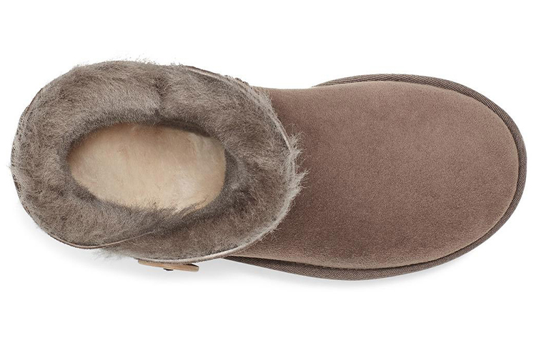 Purchase (Women) UGG Mini Bailey Button II 2.0 Snow Boots Brown 1016422-MLE