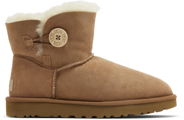 (W) UGG Mini Bailey Button II Kastanienbraun 1016422-CHE Buy (W) UGG Mini Bailey Button II Kastanienbraun 1016422-CHE