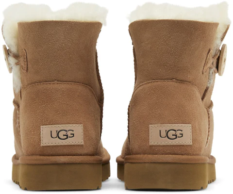 (W) UGG Mini Bailey Button II Kastanienbraun 1016422-CHE Details for (W) UGG Mini Bailey Button II Kastanienbraun 1016422-CHE
