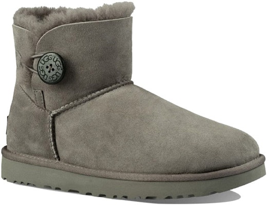 (Women) UGG Mini Bailey Button II Grey 1016422-Grey Lookbook (Women) UGG Mini Bailey Button II Grey 1016422-Grey