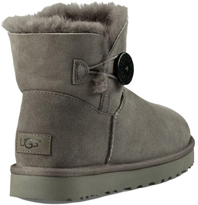 (Women) UGG Mini Bailey Button II Grey 1016422-Grey Shop (Women) UGG Mini Bailey Button II Grey 1016422-Grey