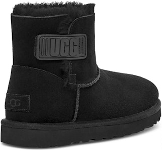 (W) UGG Mini Bailey Boot dengan Tali Logo 'Hitam' 1123621-BLK Lookbook (W) UGG Mini Bailey Boot dengan Tali Logo 'Hitam' 1123621-BLK