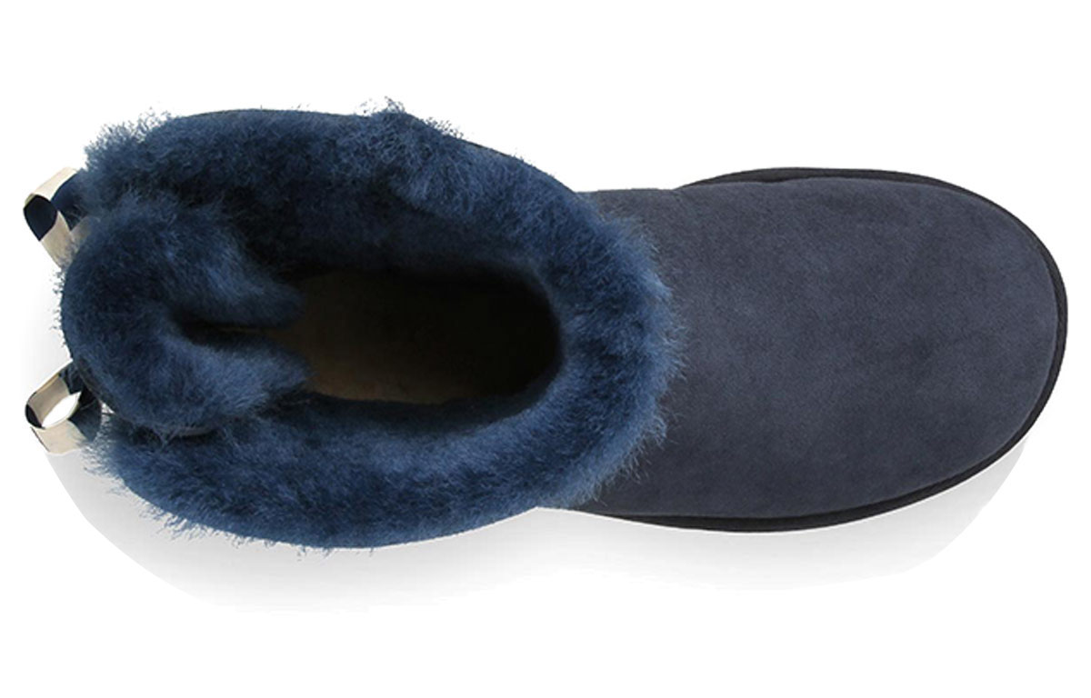 (W) UGG Mini Bailey Snow Boots Navy Blue 圖 5