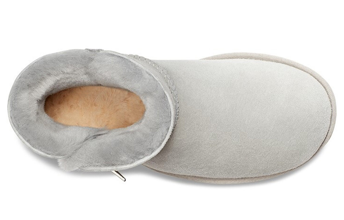 (W) UGG Mini Bailey Star Gray White 圖 5