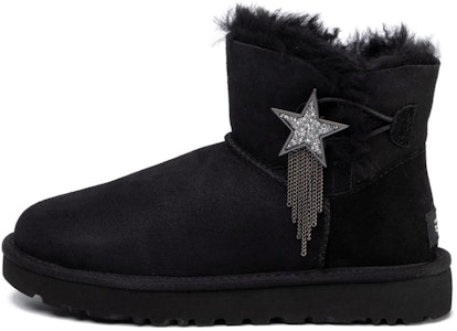 (W) UGG Mini Bailey Star Sepatu Salju Hitam 1108930-BLK Buy (W) UGG Mini Bailey Star Sepatu Salju Hitam 1108930-BLK