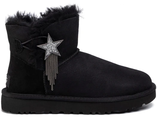 (Women) UGG Mini Bailey Star Snow Boots Black 1108930-BLK Order (Women) UGG Mini Bailey Star Snow Boots Black 1108930-BLK