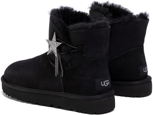 (W) UGG Mini Bailey Star Sepatu Salju Hitam 1108930-BLK Shop (W) UGG Mini Bailey Star Sepatu Salju Hitam 1108930-BLK