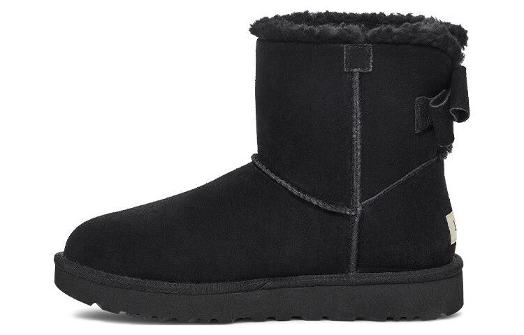 Buy (W) UGG Mini Bailey Suede con Lazo 'Negro' 1153514-BLK