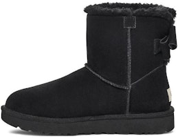 (Women) UGG Mini Bailey Suede Bow 'Black' 1153514-BLK (Women) UGG Mini Bailey Suede Bow 'Black' 1153514-BLK