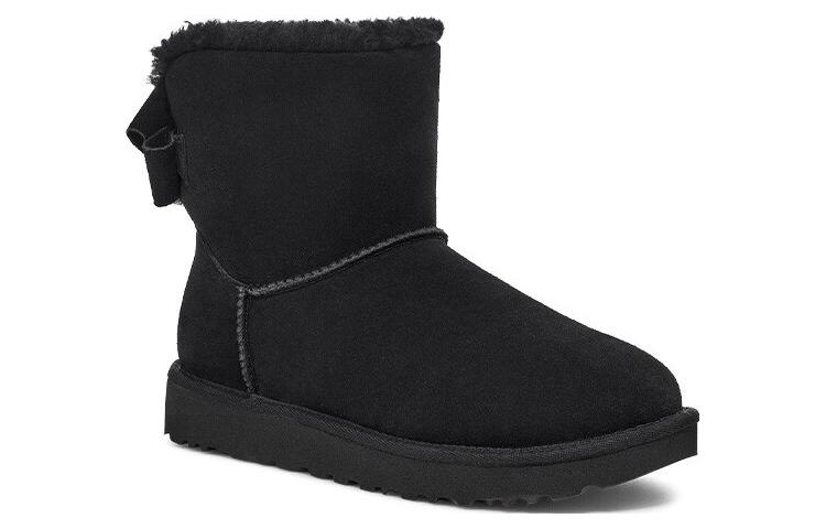 Order (W) UGG Mini Bailey Suede con Lazo 'Negro' 1153514-BLK