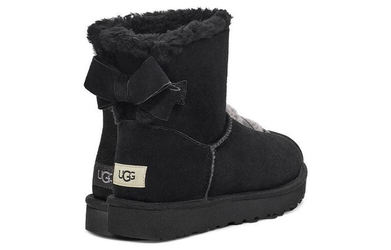 Lookbook (W) UGG Mini Bailey Suede con Lazo 'Negro' 1153514-BLK