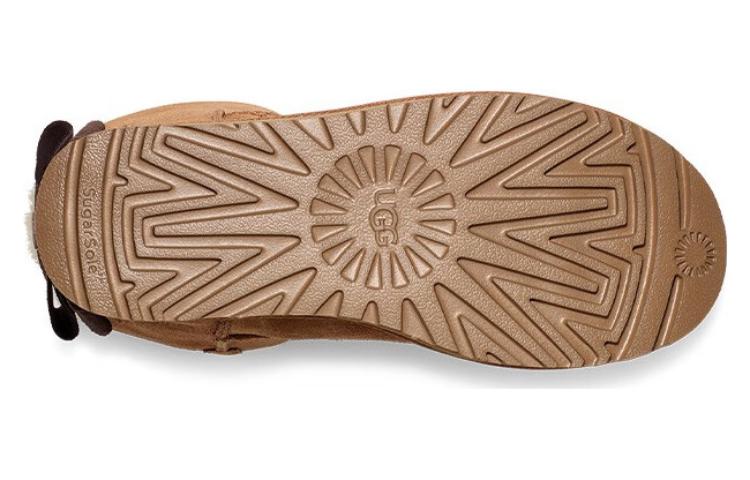 Shop (W) UGG 미니 베일리 스웨이드 보우 (체스트넛) 1153514-CHE