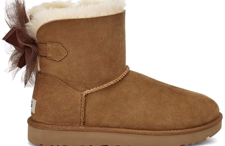 (W) UGG Mini Bailey Tulle Bow 'Marrón' 1019994-CHE Order (W) UGG Mini Bailey Tulle Bow 'Marrón' 1019994-CHE