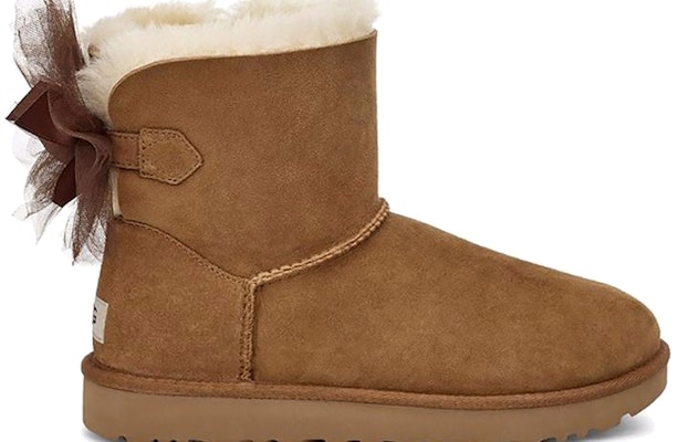 UGG Bailey 絨面 網紗蝴蝶結加絨保暖 短筒 雪地靴 女款 棕色 Order UGG Bailey 絨面 網紗蝴蝶結加絨保暖 短筒 雪地靴 女款 棕色