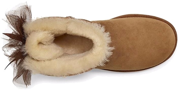 (W) UGG Mini Bailey Tulle Bow 'Marrón' 1019994-CHE Shop (W) UGG Mini Bailey Tulle Bow 'Marrón' 1019994-CHE