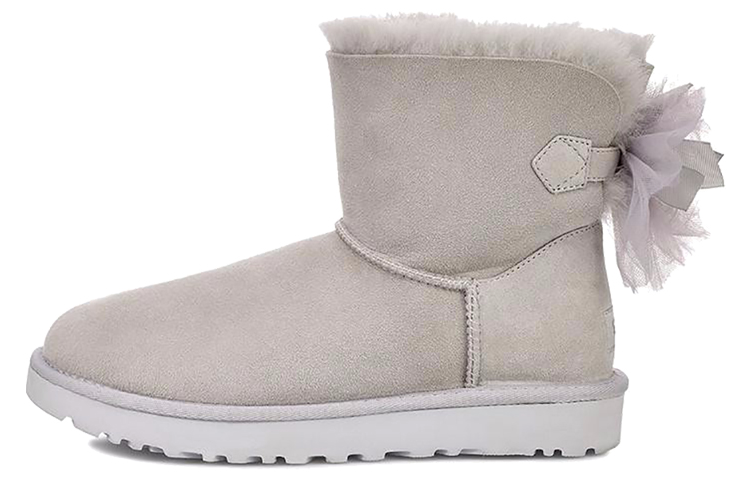 (Women) UGG Mini Bailey Tulle Bow 'Grey' 1019994-GRV