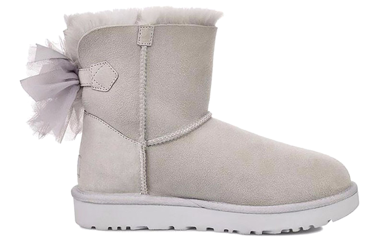 Order (W) UGG Mini Bailey Nœud en Tulle ''Gris'' 1019994-GRV