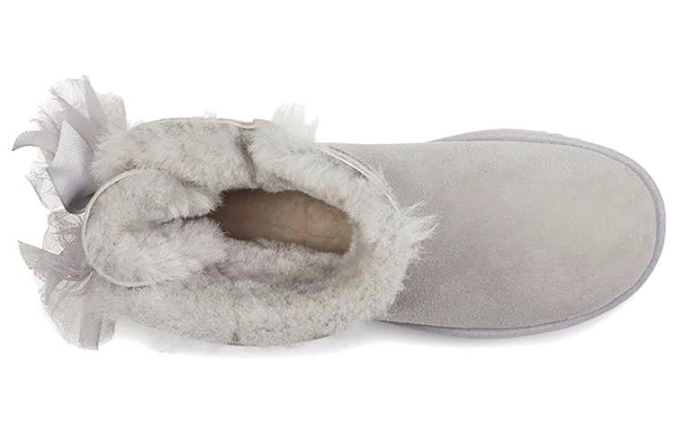Shop (W) UGG Mini Bailey Nœud en Tulle ''Gris'' 1019994-GRV