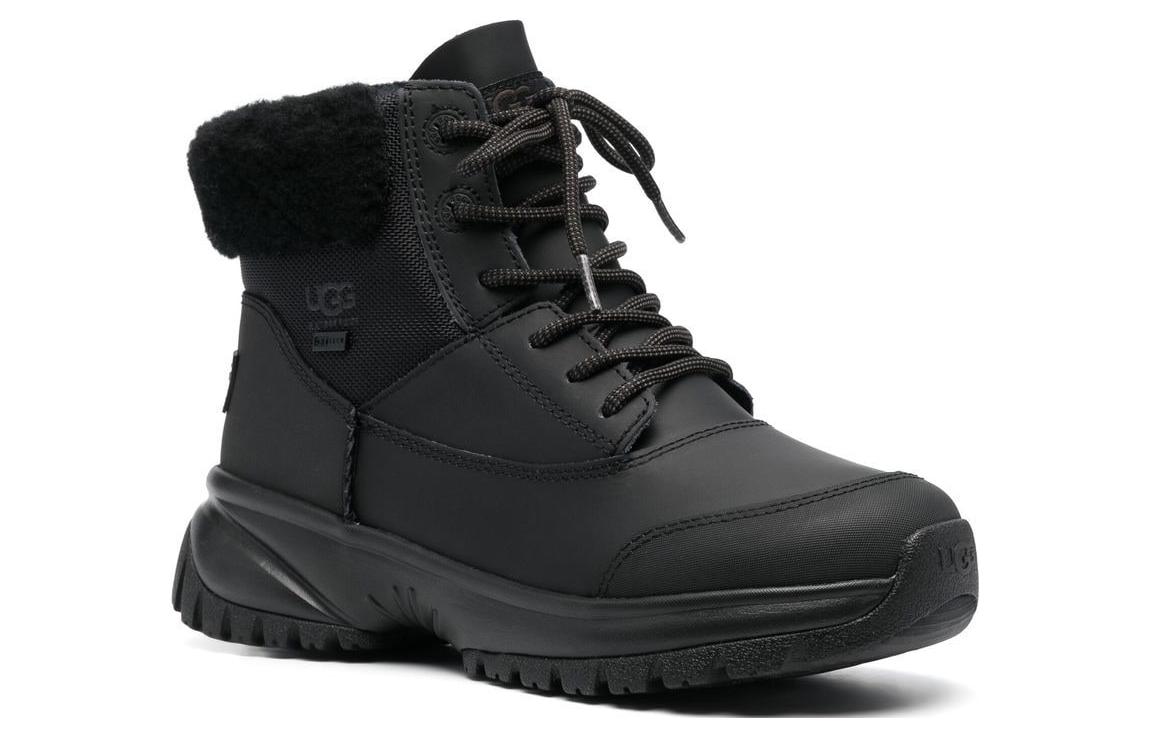 Order UGG 皮革 舒適簡約 短靴 女款 黑色