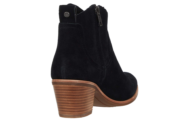 Lookbook (W) UGG 미니 부츠 블랙 사이드집 (UGG Mini Boots Black Side-Zip) 9405536-BLK