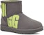 (W) UGG Mini Boot Logo Pecah 'Kelabu Neon Hijau' 1127051-CKLM