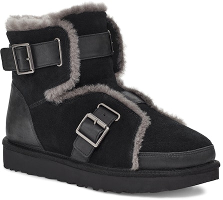 (Women) UGG Dune Mini Buckle Boot Fleece Lined Black 1119431-BLK Lookbook (Women) UGG Dune Mini Buckle Boot Fleece Lined Black 1119431-BLK