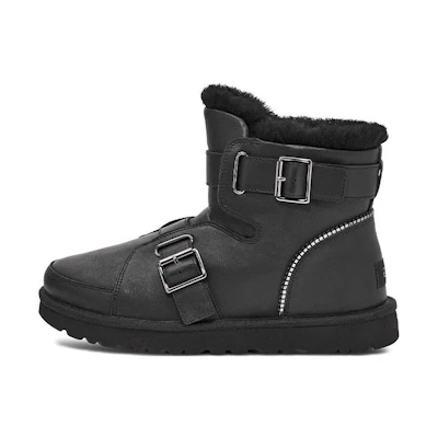 (W) UGG Mini Buckle Short Boots 'Black'