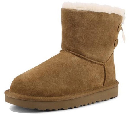 (Women) UGG Mini Continuity Bow Fleece Lined Brown 1110705-CHE Order (Women) UGG Mini Continuity Bow Fleece Lined Brown 1110705-CHE