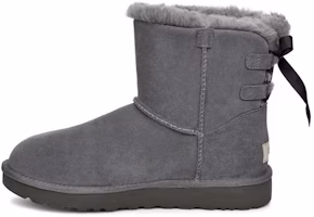 (Women) UGG Mini Continuity Bow 'Grey' 1110705-CHRC (Women) UGG Mini Continuity Bow 'Grey' 1110705-CHRC