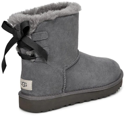 (Women) UGG Mini Continuity Bow 'Grey' 1110705-CHRC Shop (Women) UGG Mini Continuity Bow 'Grey' 1110705-CHRC