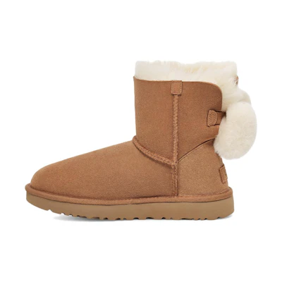 (W) UGG Mini Bailey Fuzzy Bow