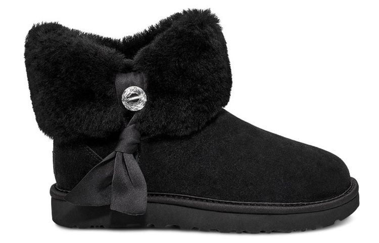 Order (W) UGG But Salji Mini Berbulu Hitam 1106909-BLK