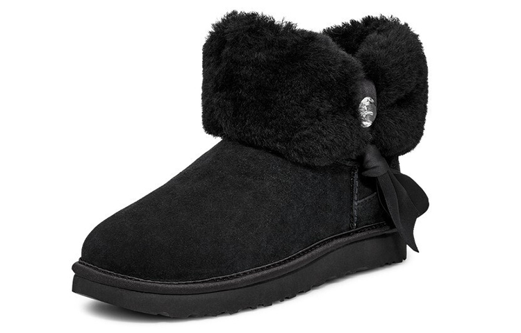 Lookbook (W) UGG But Salji Mini Berbulu Hitam 1106909-BLK