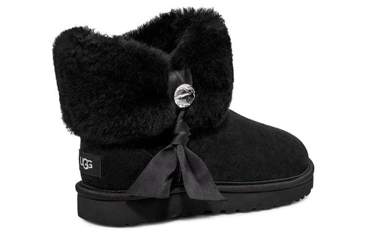 Shop (W) UGG But Salji Mini Berbulu Hitam 1106909-BLK