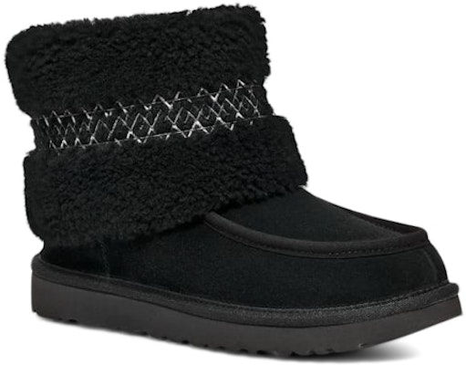 (W) UGG 迷你款传统编织黑色短靴 1148930-BLK Order (W) UGG 迷你款传统编织黑色短靴 1148930-BLK