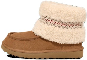 (Women) UGG Mini Heritage Braid Chestnut 1148930-CHE (Women) UGG Mini Heritage Braid Chestnut 1148930-CHE