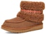 (W) UGG Mini Heritage Braid Kayu Keras 1148930-HWD