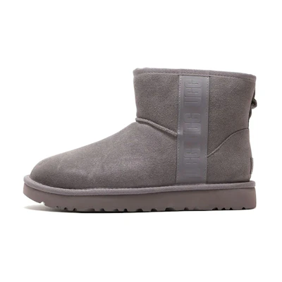 (W) UGG Mini Side Logo 'Grey'