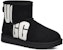 (W) But UGG Mini Logo Pecah 'Hitam Putih' 1127051-BLK