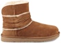 Order (W) UGG Mini Spill Seam Bow Lacing Fleece Lined Coklat 1095701-CHE