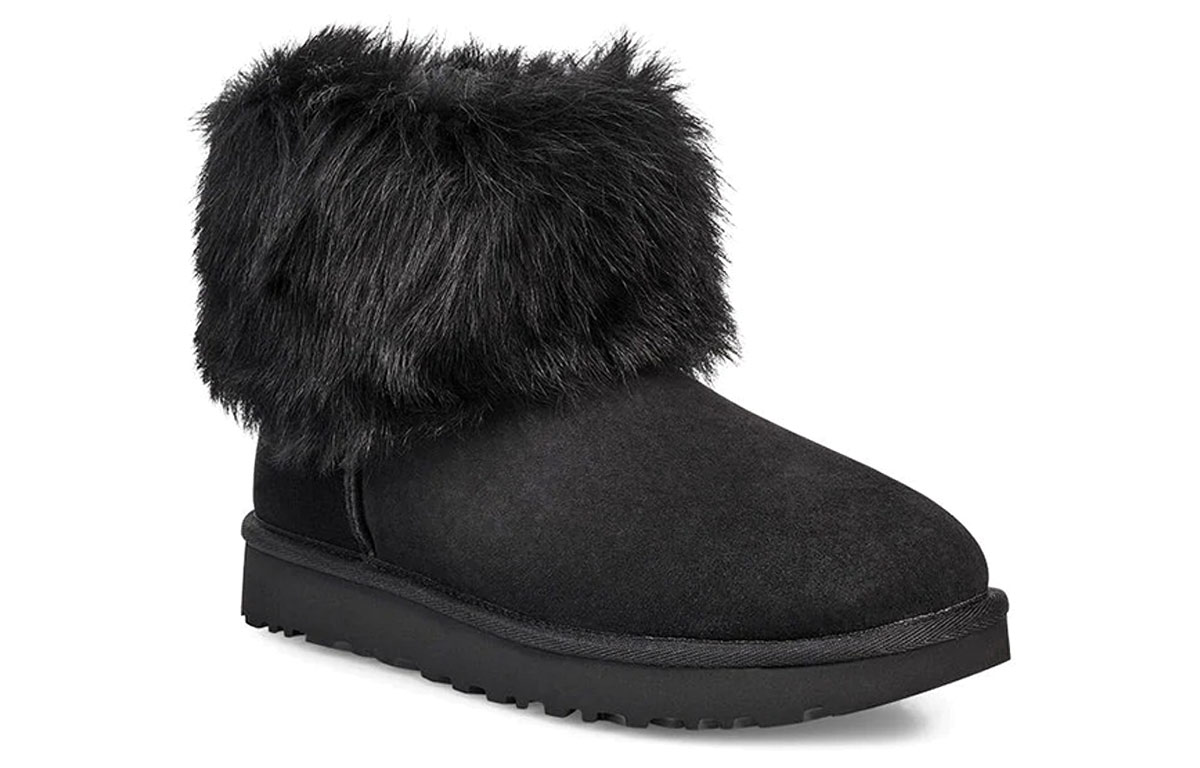 Lookbook (W) UGG迷你托斯卡纳黑色翻边靴 1102991-BLK