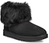 Lookbook (W) UGG迷你托斯卡纳黑色翻边靴 1102991-BLK
