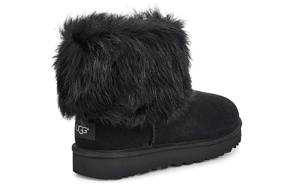 Shop (W) UGG迷你托斯卡纳黑色翻边靴 1102991-BLK