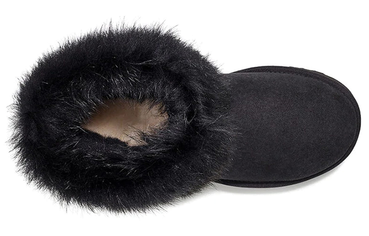 Purchase (W) UGG迷你托斯卡纳黑色翻边靴 1102991-BLK