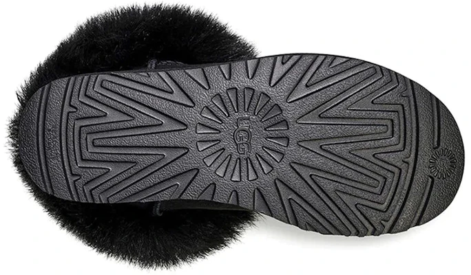 (W) UGG迷你托斯卡纳黑色翻边靴 1102991-BLK Details for (W) UGG迷你托斯卡纳黑色翻边靴 1102991-BLK