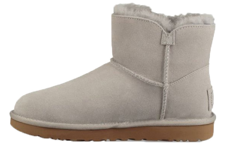 (Women) UGG Mini Turnlock Bling Fleece Lined light grey 1098354-SEL