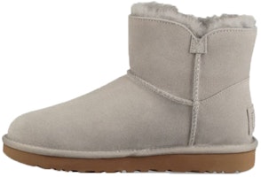 (Women) UGG Mini Turnlock Bling Fleece Lined light grey 1098354-SEL (Women) UGG Mini Turnlock Bling Fleece Lined light grey 1098354-SEL