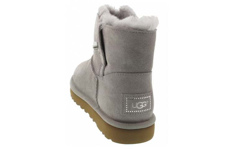 Lookbook (W) UGG Mini Turnlock Bling Foderato in Pile Grigio Chiaro 1098354-SEL