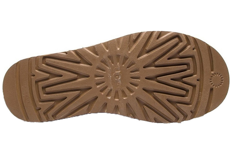 Shop (W) UGG Mini Turnlock Bling Foderato in Pile Grigio Chiaro 1098354-SEL