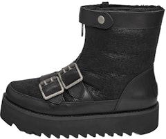 (Women) UGG Moto Punk Mini Boots 'Black' 1106272-BLK (Women) UGG Moto Punk Mini Boots 'Black' 1106272-BLK
